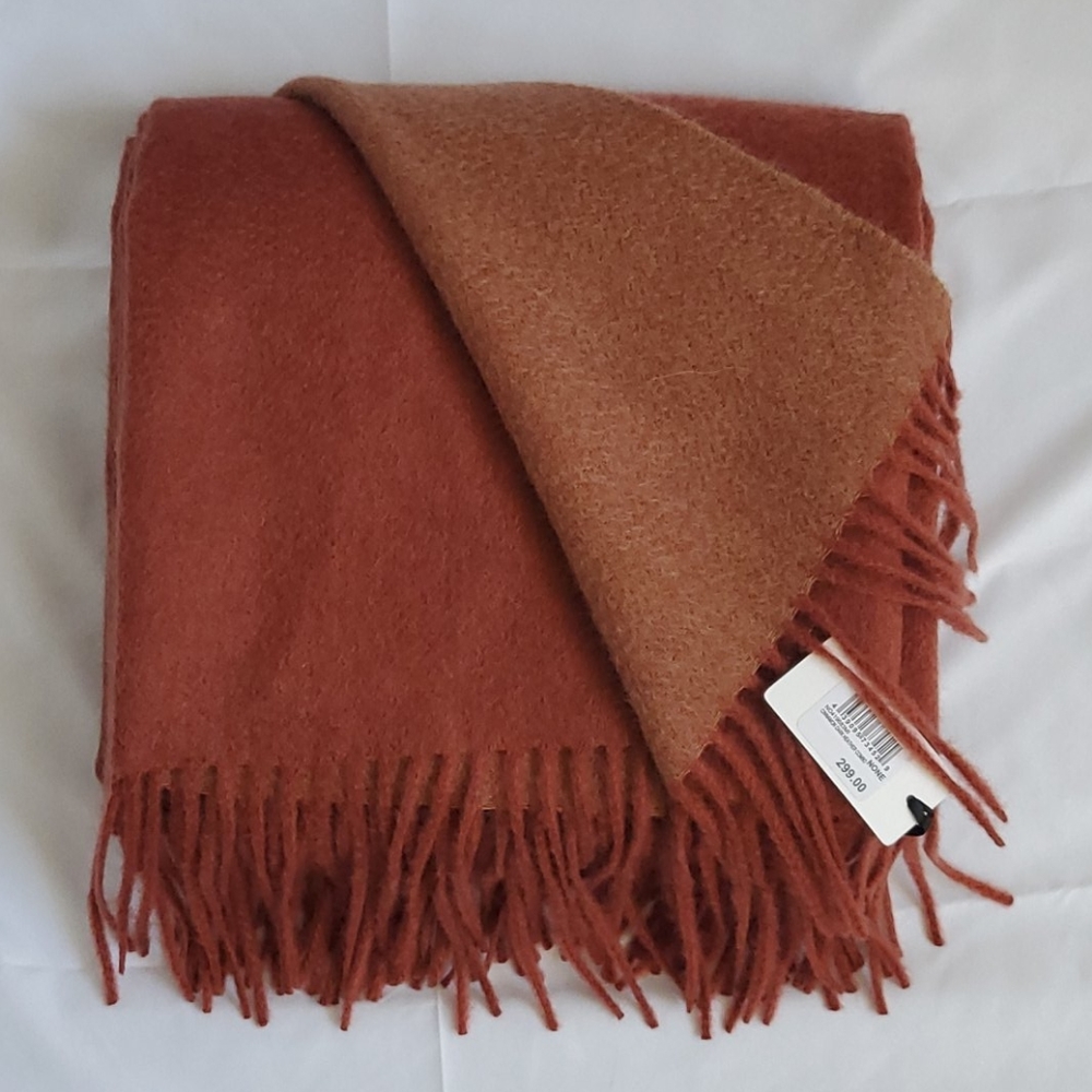 Reversible Cashmere Blanket Scarf